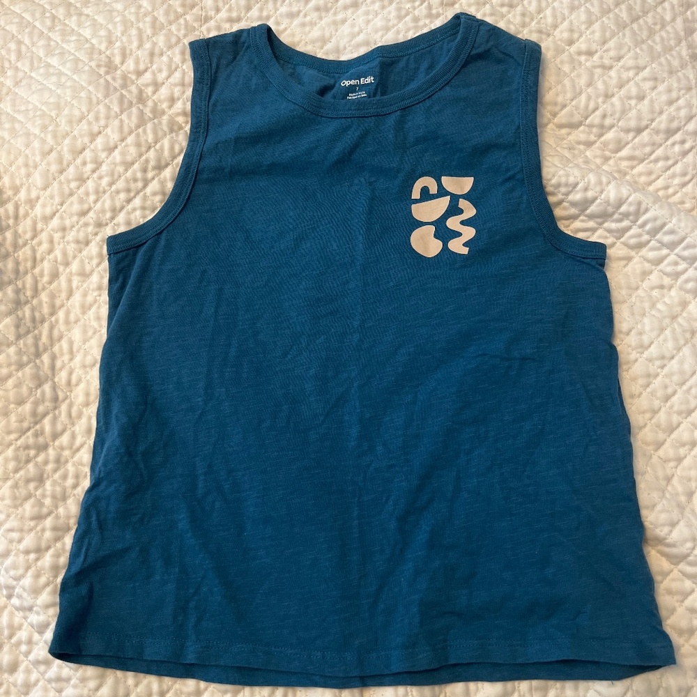 Blue tank